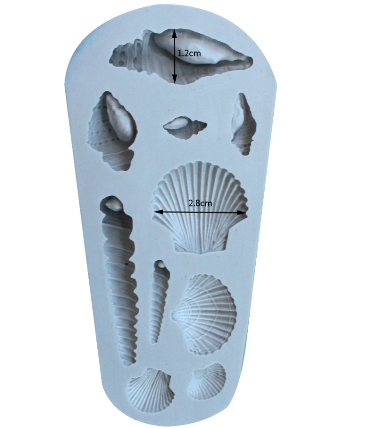 3D Printing With Silicone - 3D conch shell shape silicone mold