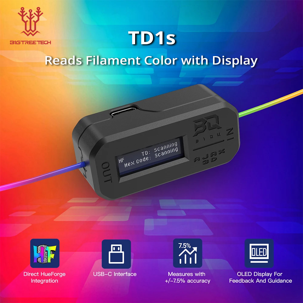 3D Printing Industry - BIGTREETECH TD1s Reads Filament Color with