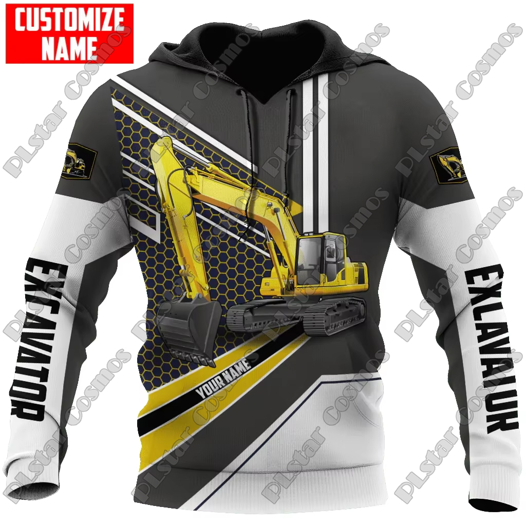 3D Printing Excavator - Customized Name Excavator Heavy Equipment 3D