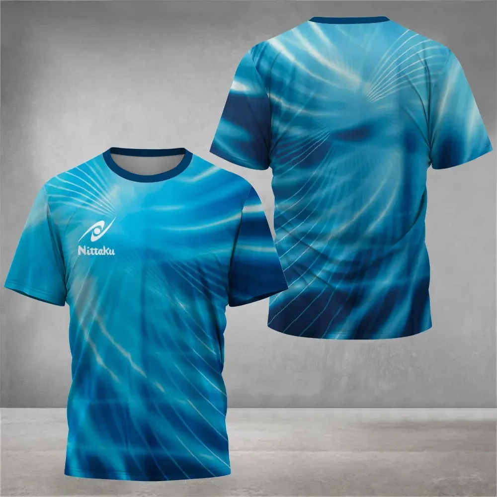 3D Printing Tablet - Men's Nittaku Victory Print Short Sleeve