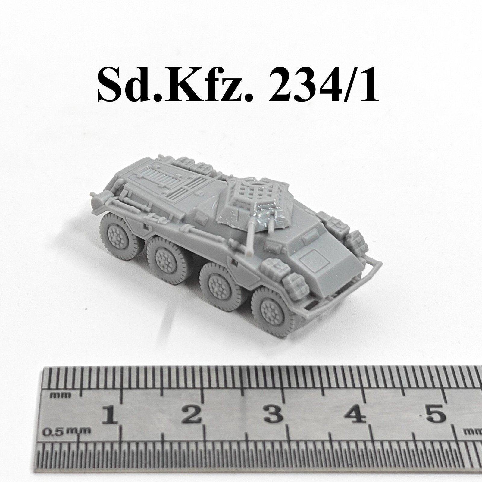 3D Printing Article - WWII German Sd.Kfz. 234/1 ARV,3D Printed,1/144