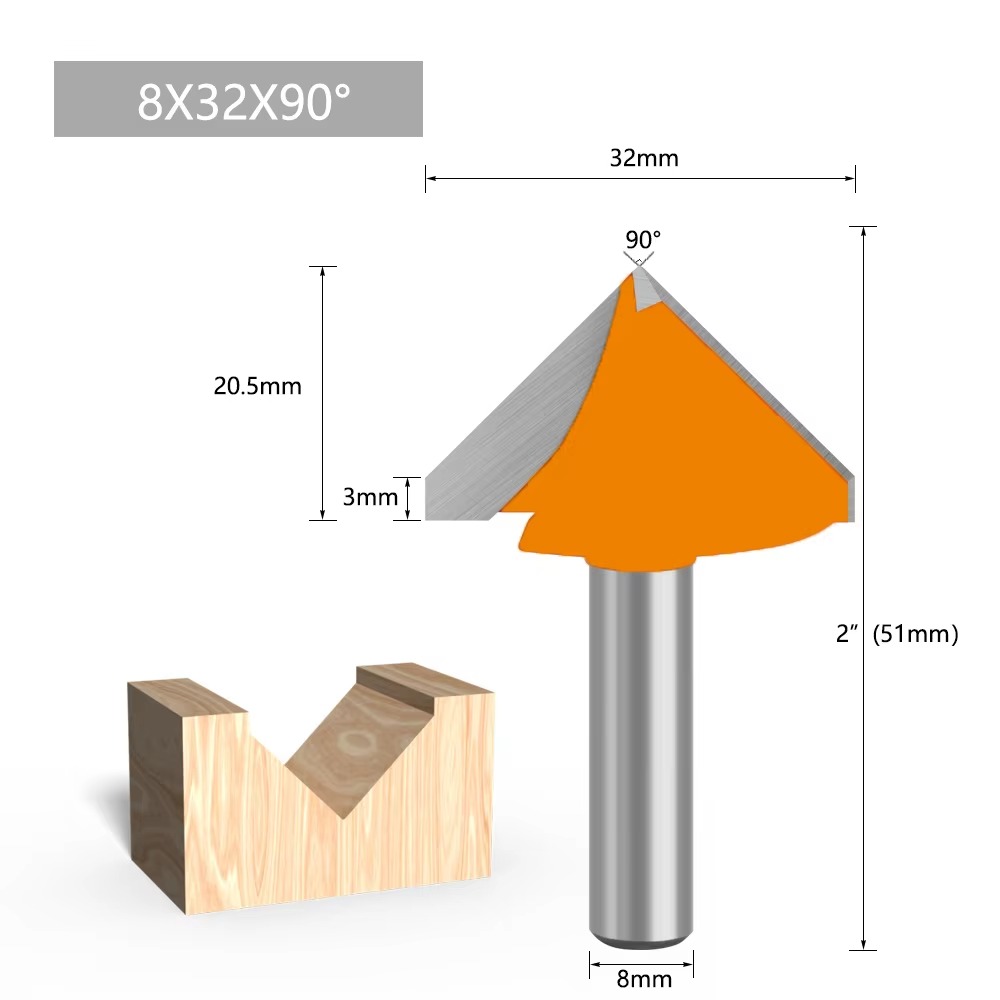 1PC 8MM Shank Milling Cutter W - 3D Printing Online review and price