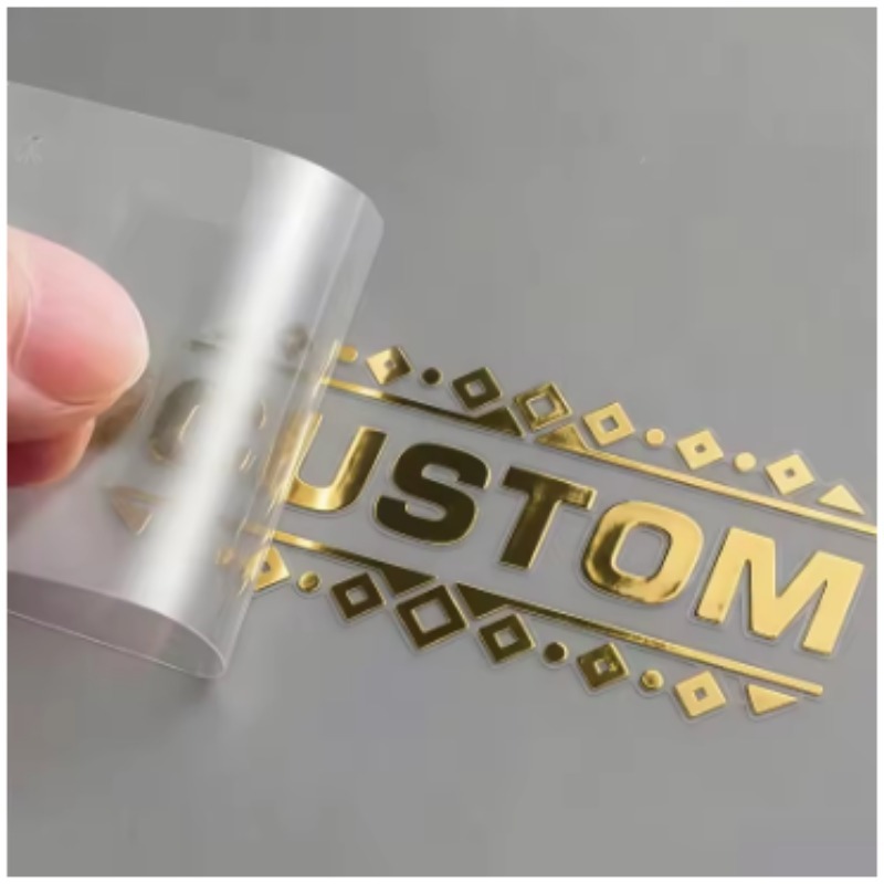 Custom 3D Gold Transfer Sticke - 3D Printing Yourself review and price