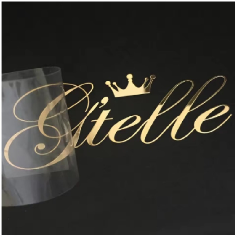 Custom 3D Gold Transfer Sticke - 3D Printing Yourself review and price