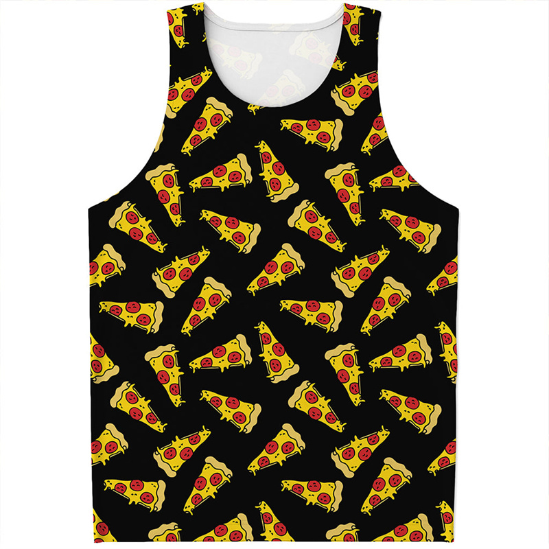 Cute Pepperoni Pizza Tank Top  - 3D Printing In Food review and price