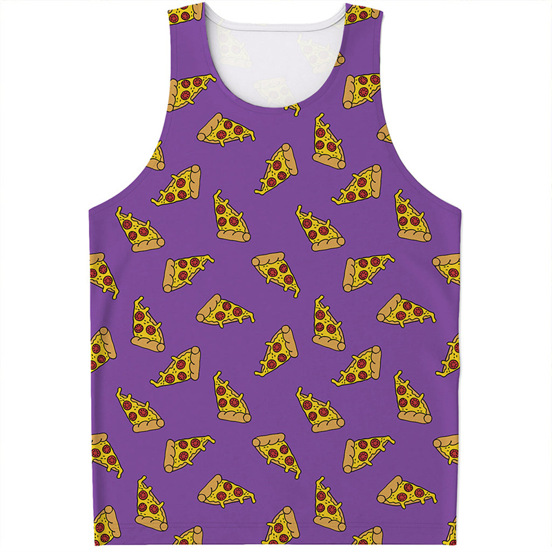 Cute Pepperoni Pizza Tank Top  - 3D Printing In Food review and price