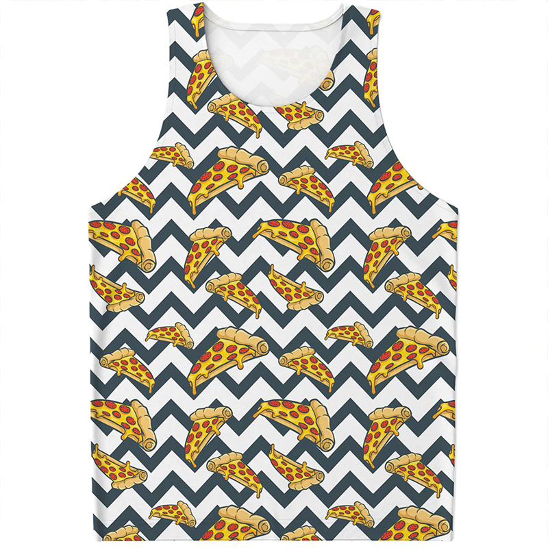 Cute Pepperoni Pizza Tank Top  - 3D Printing In Food review and price