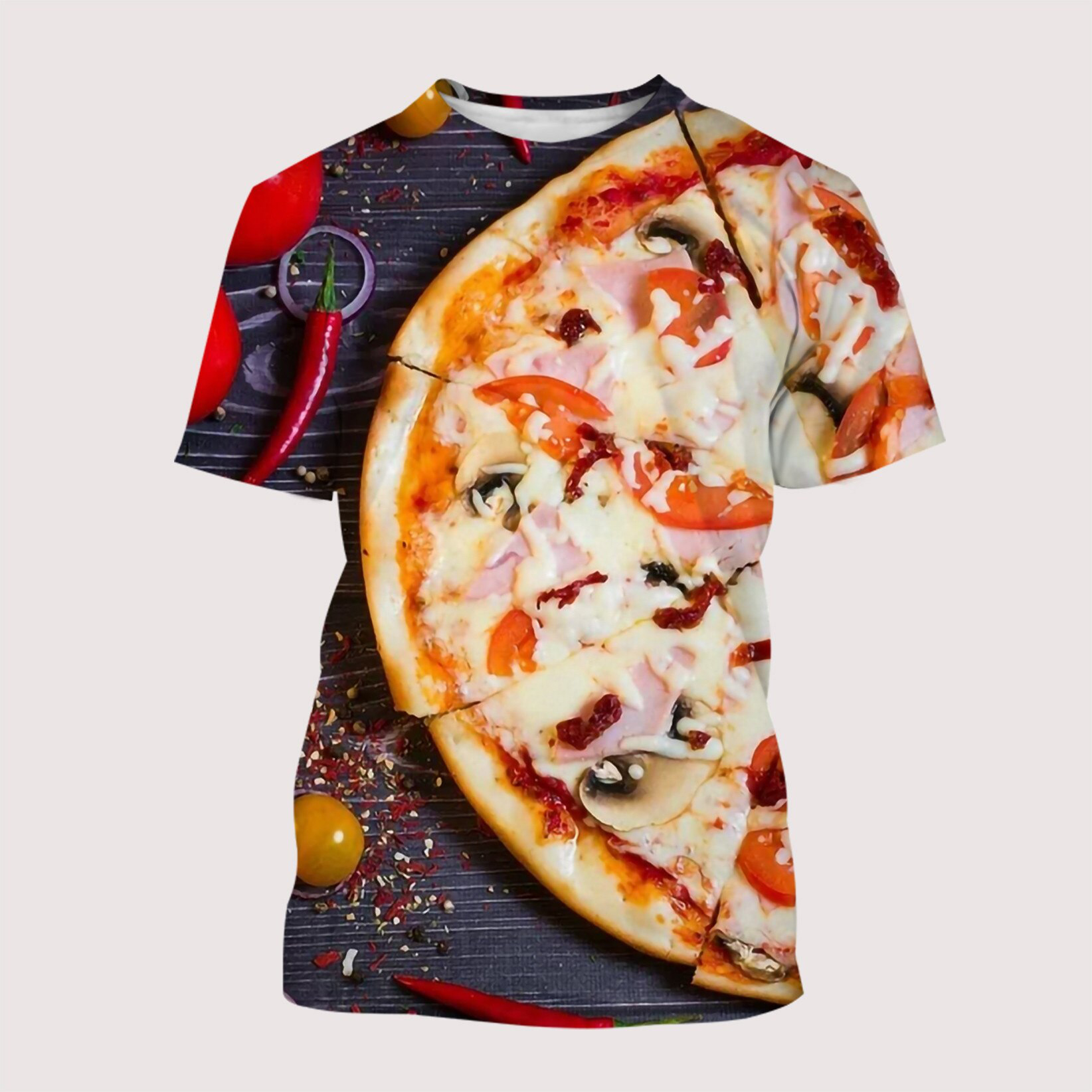 Food Bacon Pizza Funny 3D Prin - 3D Printing In Food review and price