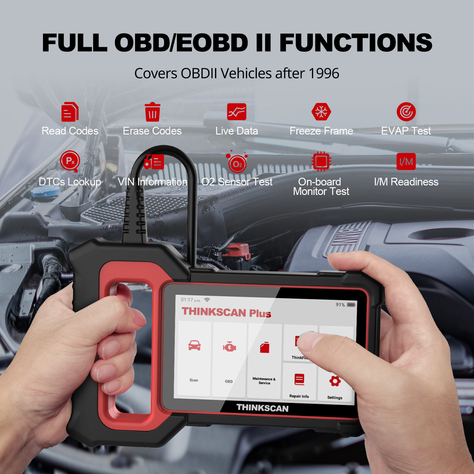 Thinkscan Plus S7 OBD2 Scanner - 3D Printing Online review and price
