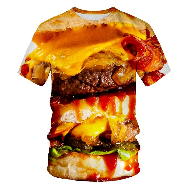 Creative Food Pattern T Shirts - 3D Printing In Food review and price