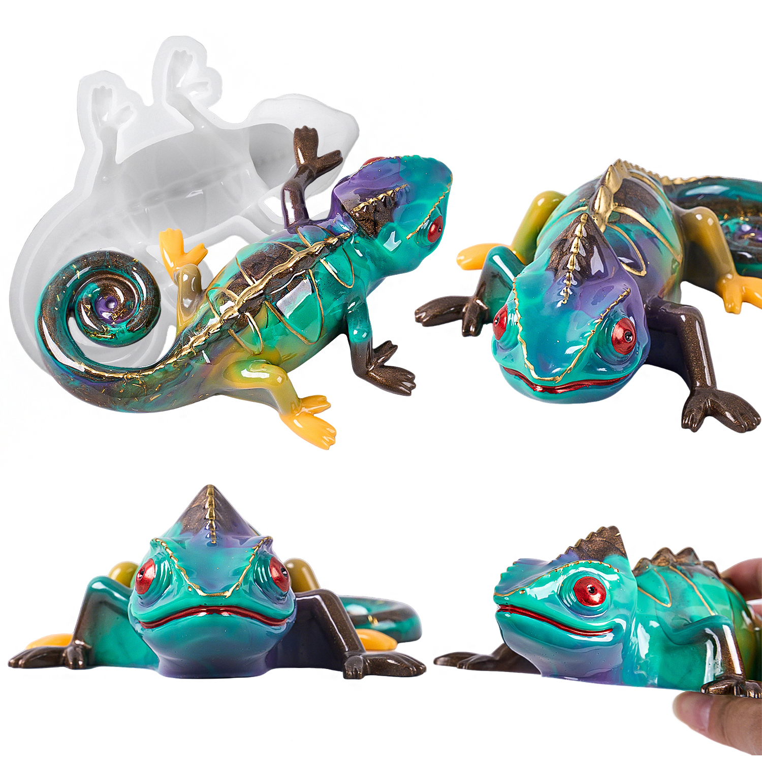 17cm 3D Chameleon Lizard Silic - 3D Printing With Silicone review and price