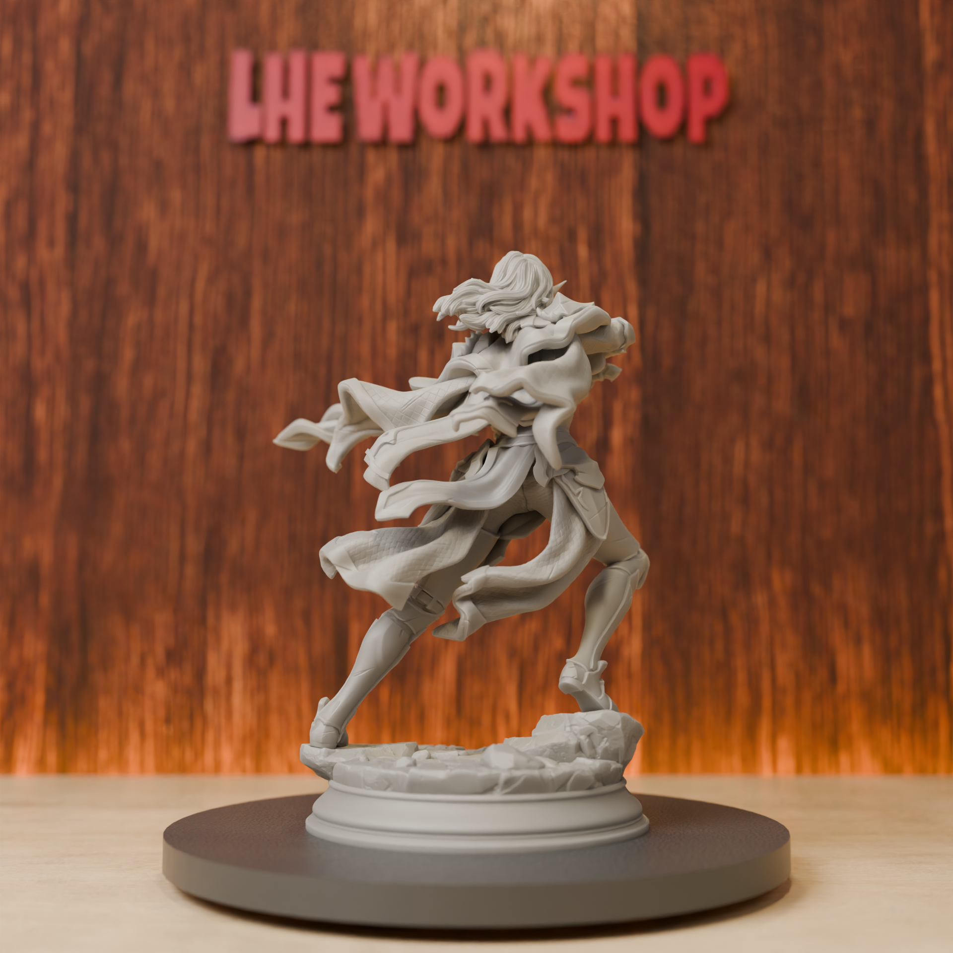 Female Elf Eldritch Knight Min - 3D Printing Article review and price
