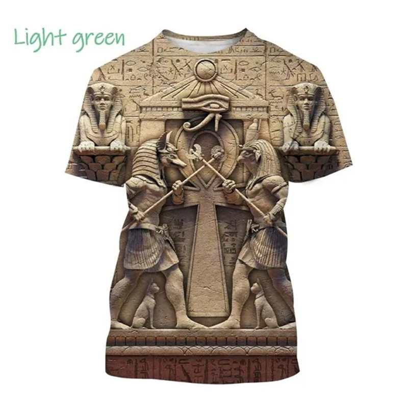 Summer New Pharaoh 3D Print T- - 3D Printing Online review and price