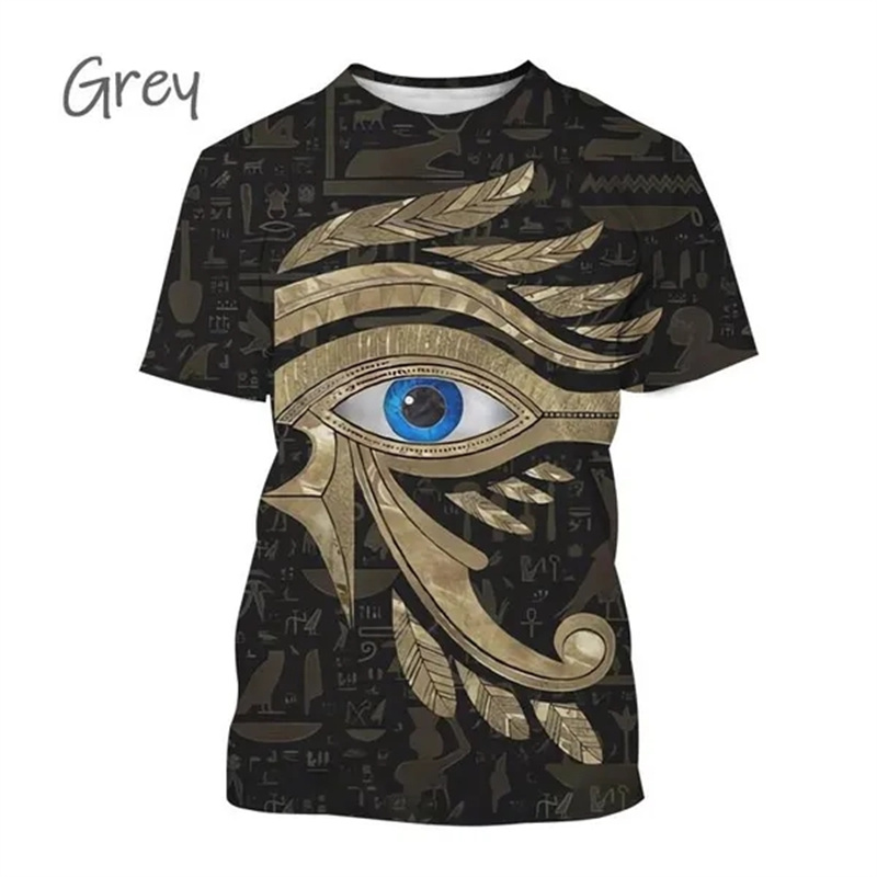 Summer New Pharaoh 3D Print T- - 3D Printing Online review and price