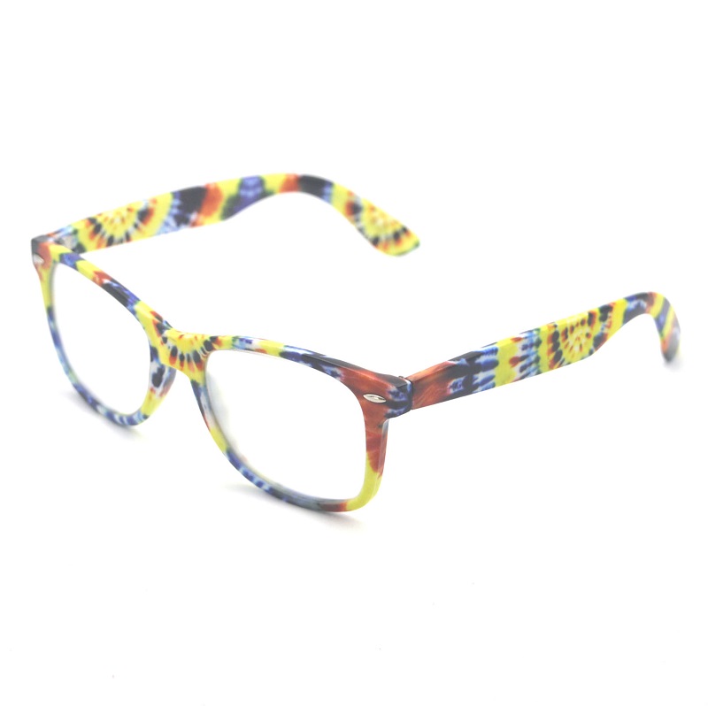 Fashion Tie Dye Print Frame Di - 3D Printing Glasses Frames review and price