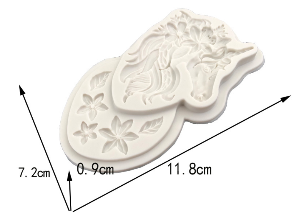 3D Unicorn Silicone Mold Cupca - 3D Printing With Silicone review and price