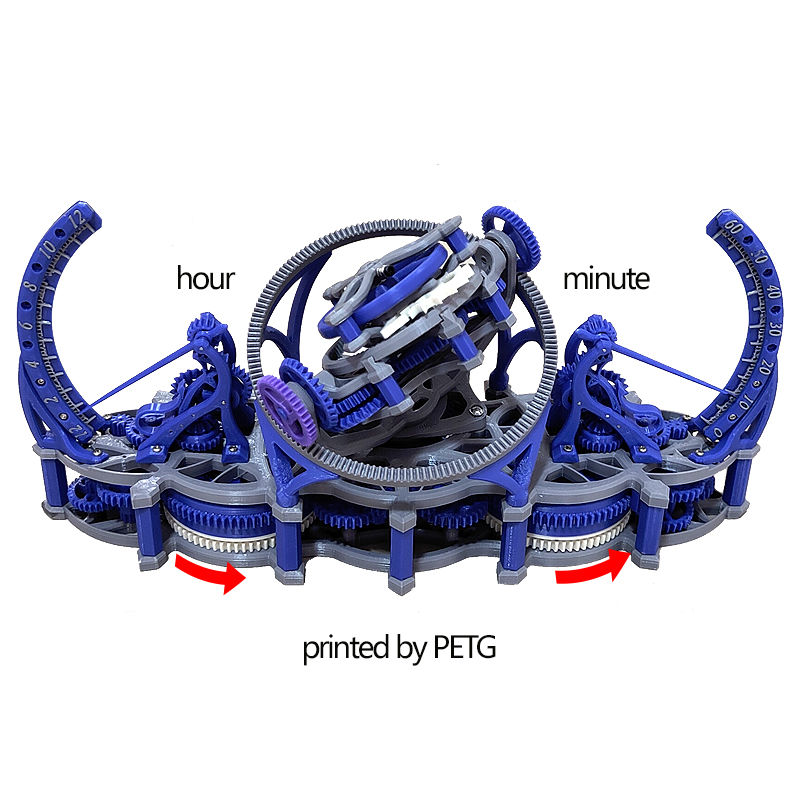 Random color 3d print tourbill - 3D Printing Plastic review and price