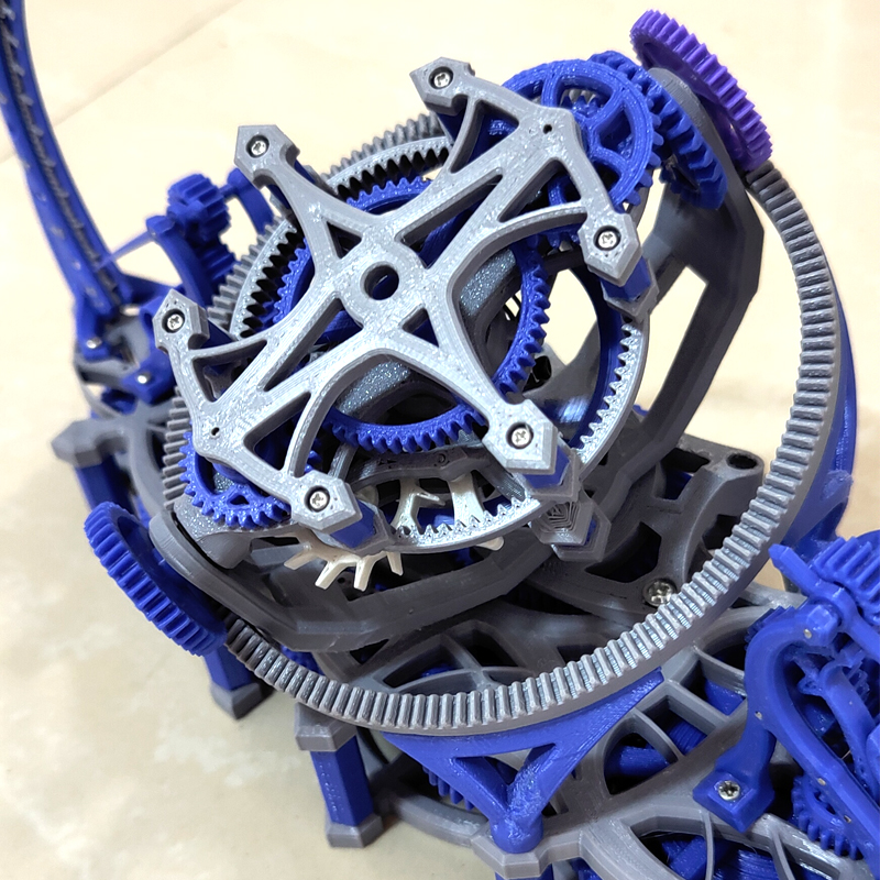 Random color 3d print tourbill - 3D Printing Plastic review and price