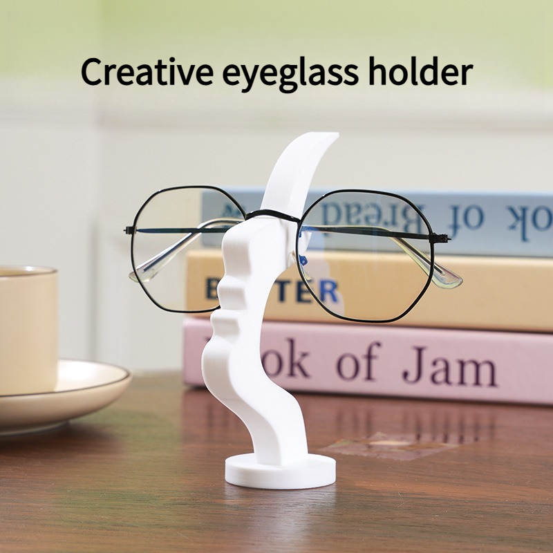 Creative side face shaped glas - 3D Printing Glasses Frames review and price