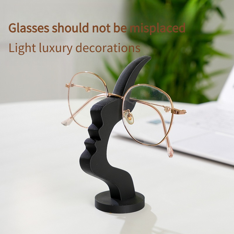 Creative side face shaped glas - 3D Printing Glasses Frames review and price