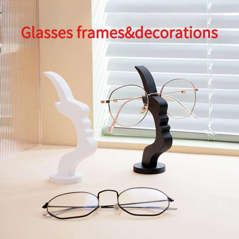 Creative side face shaped glas - 3D Printing Glasses Frames review and price