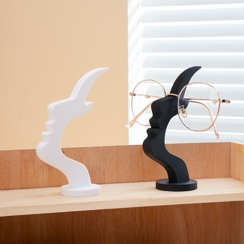 Creative side face shaped glas - 3D Printing Glasses Frames review and price