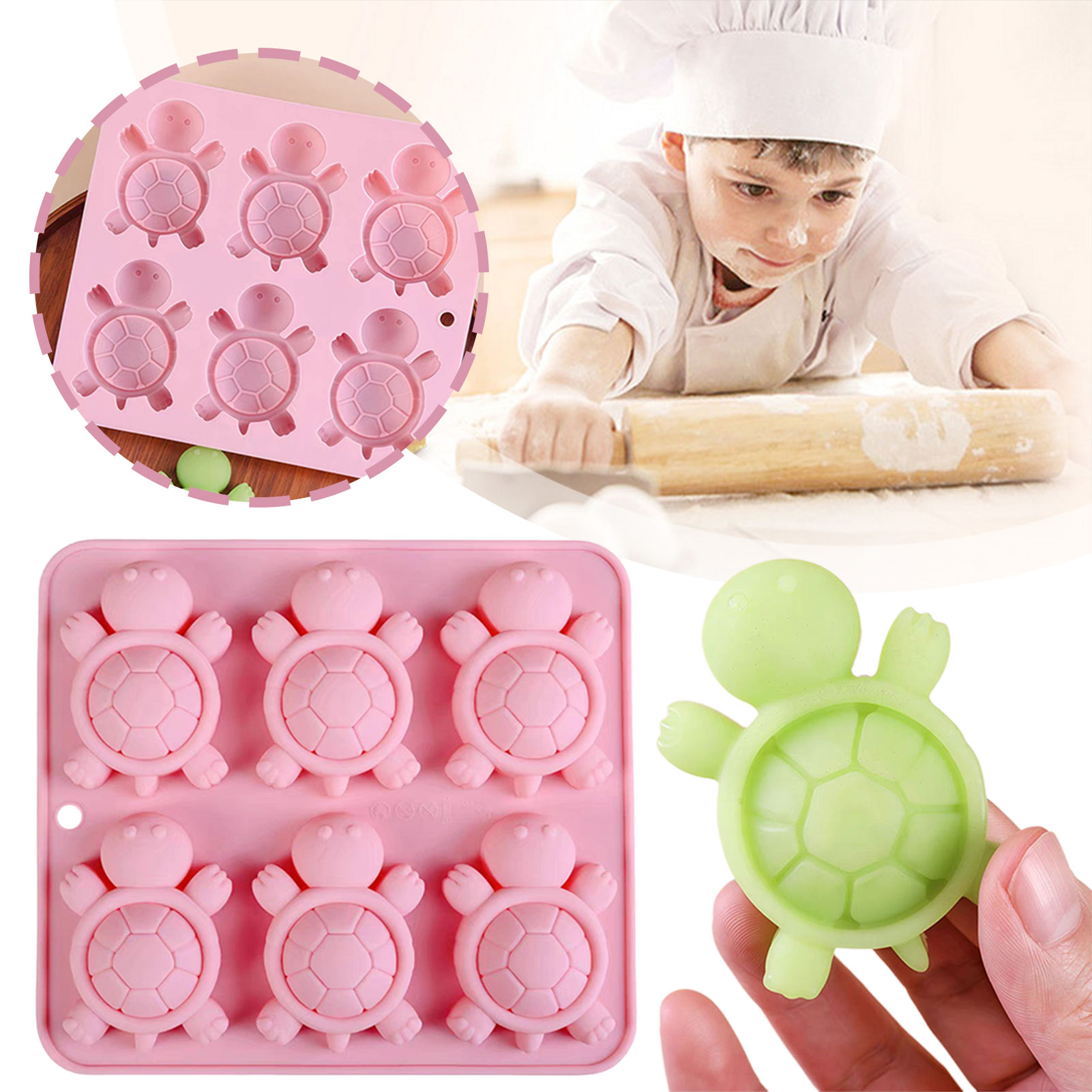 Turtles Ice Tray 3D Tortoises  - 3D Printing With Silicone review and price