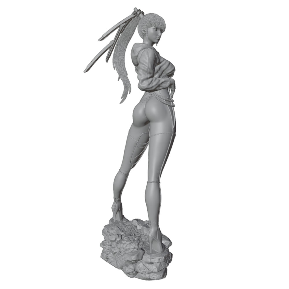 75/100/120/150mm Sexy Girl Res - 3D Printing Article review and price