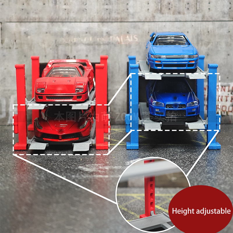 1:64 Car Model Scene Double-la - 3D Printing Plastic review and price