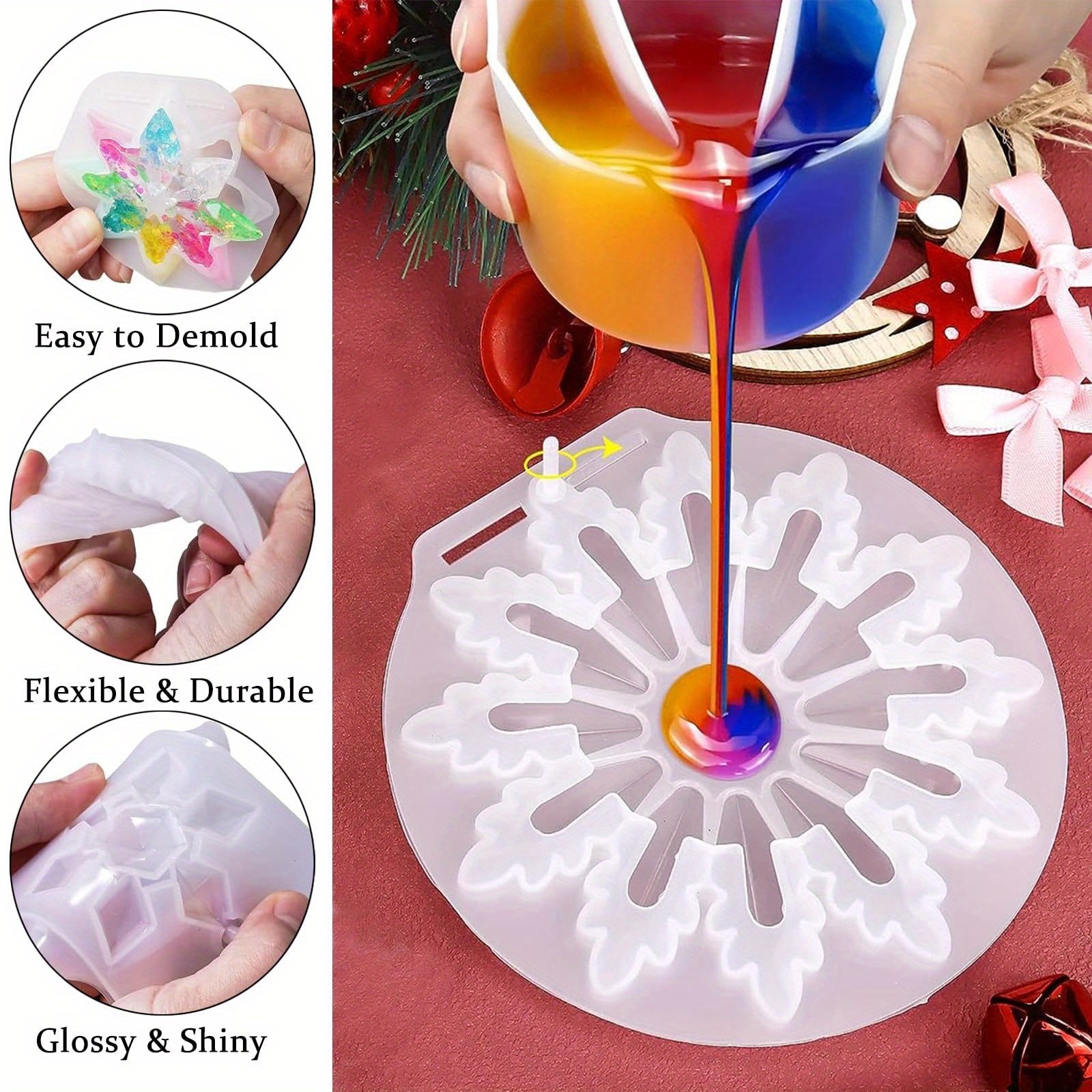 Resin Casting Molds Christmas  - 3D Printing With Silicone review and price