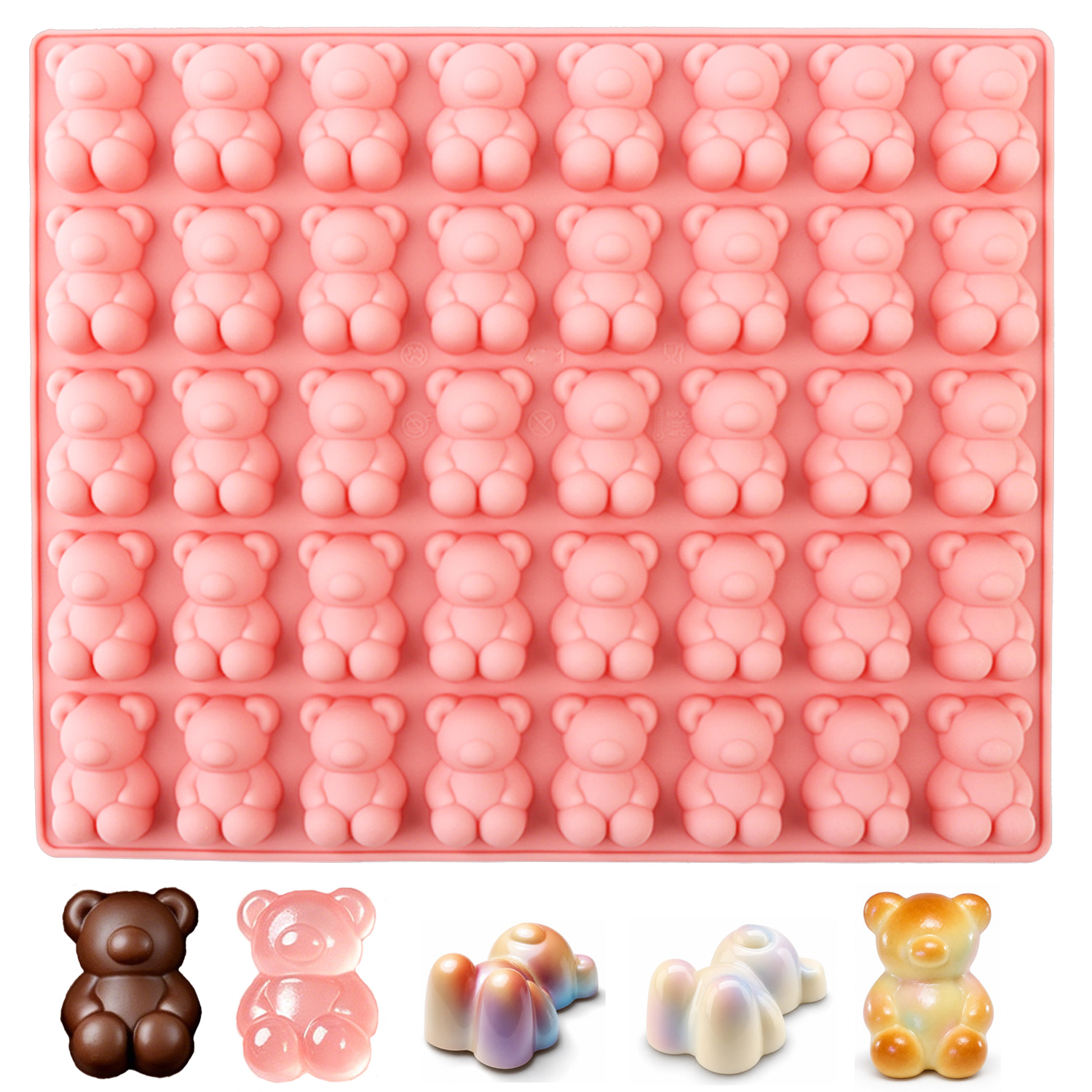 40-Piece Bear-Shaped Silicone  - 3D Printing With Silicone review and price