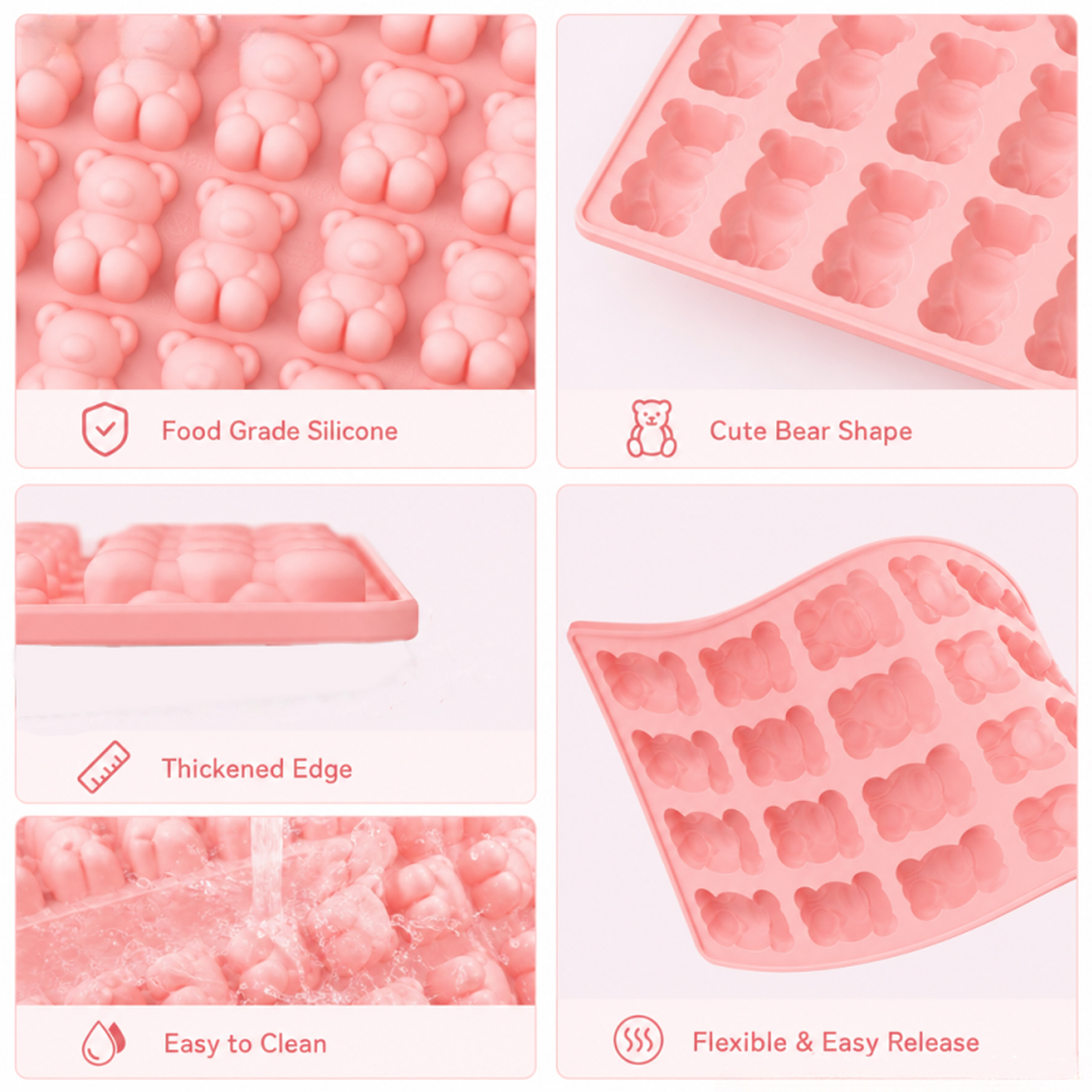 40-Piece Bear-Shaped Silicone  - 3D Printing With Silicone review and price