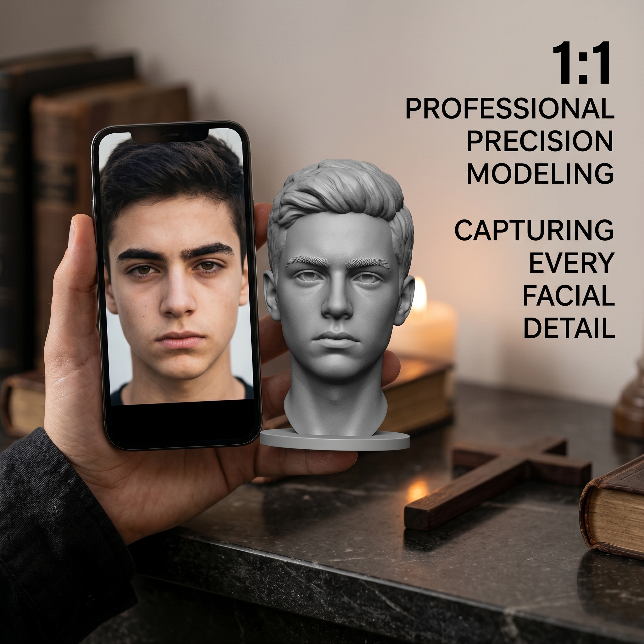 Personalized 3D Printed Bust F - 3D Printing Article review and price