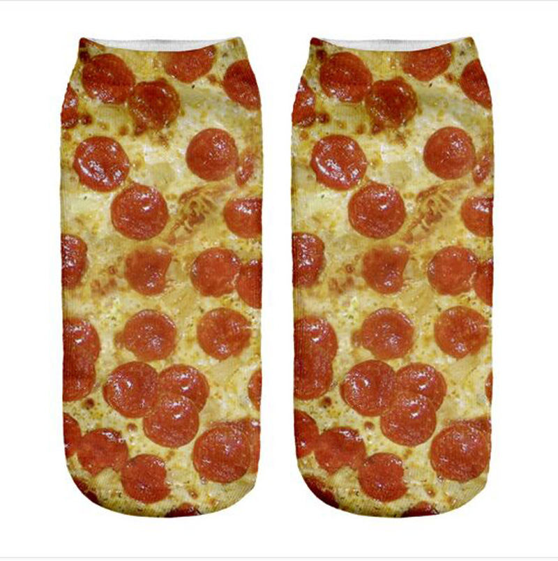Women 3D Print Funny Pizza Soc - 3D Printing In Food review and price