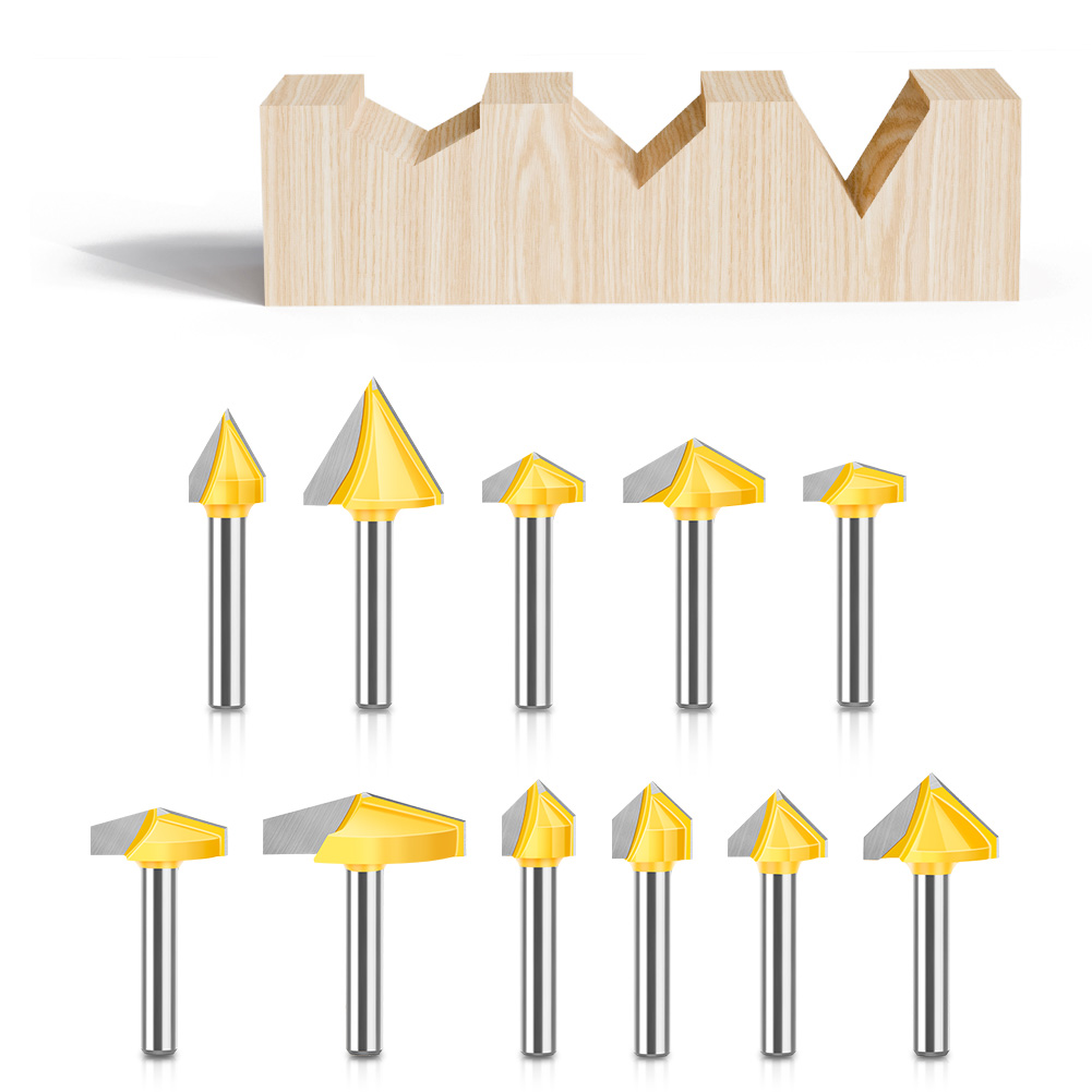 1PC 6mm Shank 90 Degree V-shap - 3D Printing Online review and price
