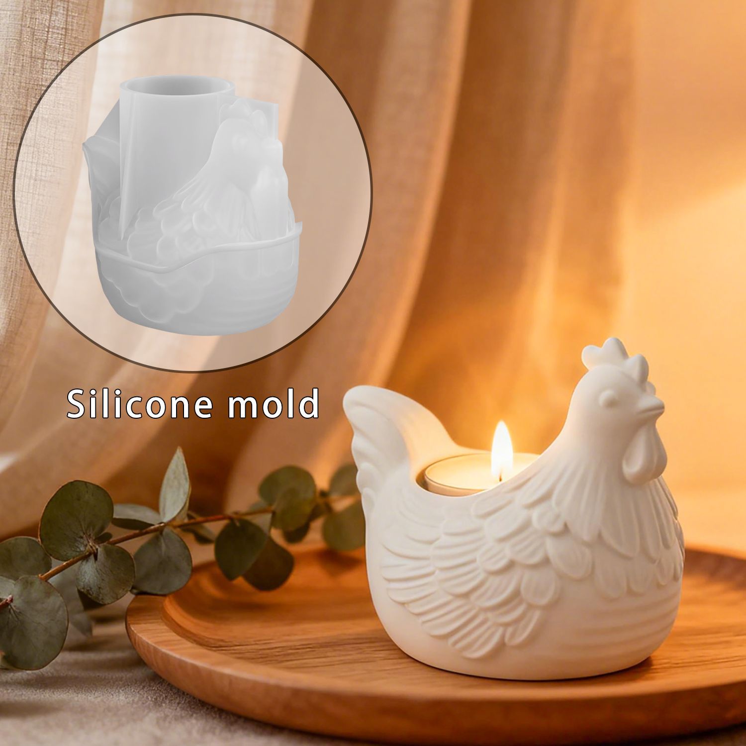 DIY 3D Little Chicken Candle H - 3D Printing With Silicone review and price