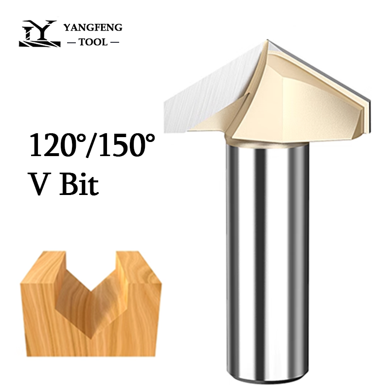 120 150 Degree V Bit 1/2 Shank - 3D Printing Online review and price