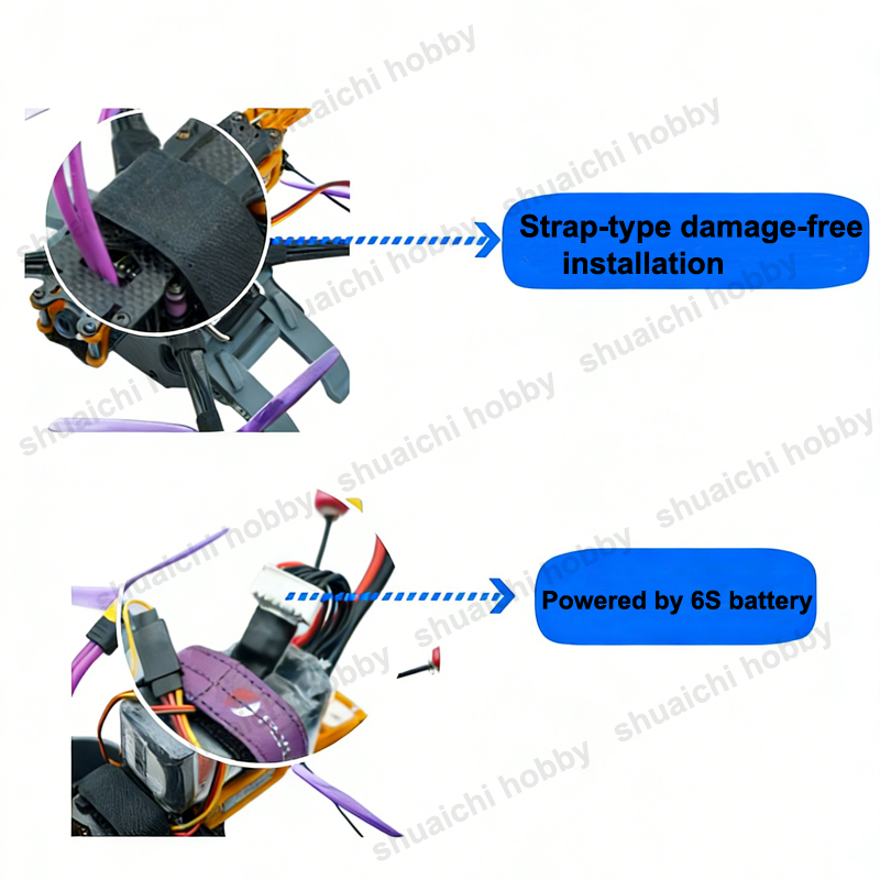 1PCS FPV Strap-Type Thrower Ai - 3D Printing Uav review and price