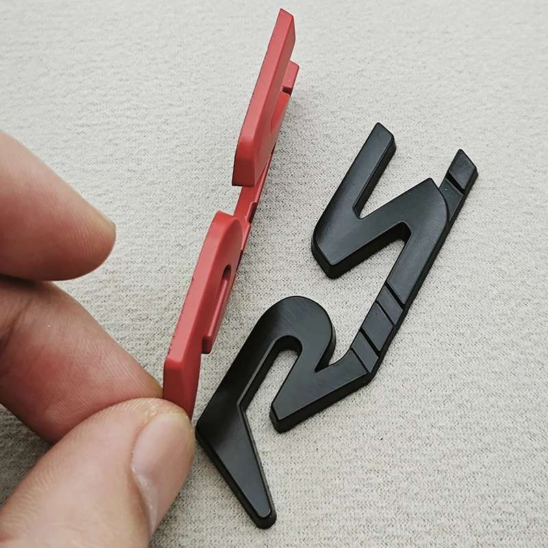 3D Metal RS Logo Car Rear Trun - 3D Printing Online review and price