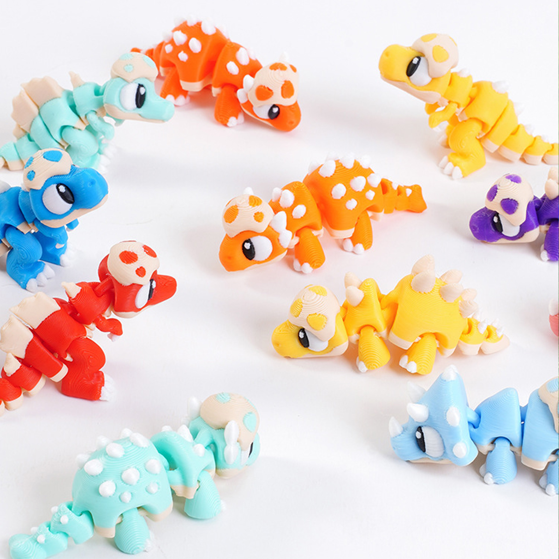 Set 3D Printed Mini Dinosaur T - 3D Printing Yourself review and price