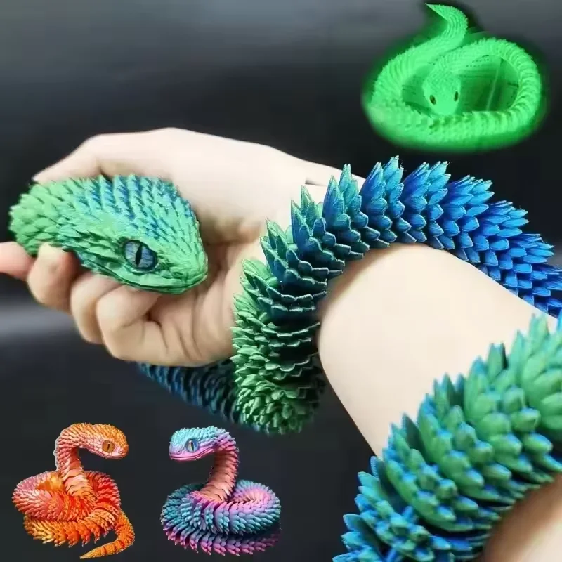 3D Printed Snake Movable Joint - 3D Printing Yourself review and price
