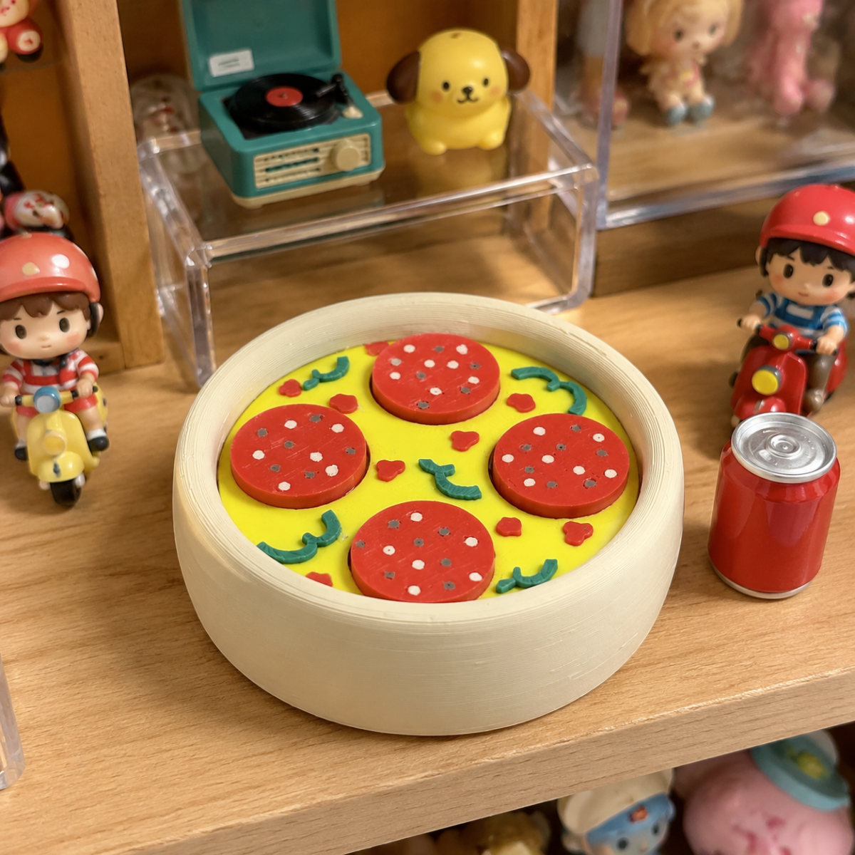 1pc 8.5cm Round Pepperoni Pizz - 3D Printing In Food review and price