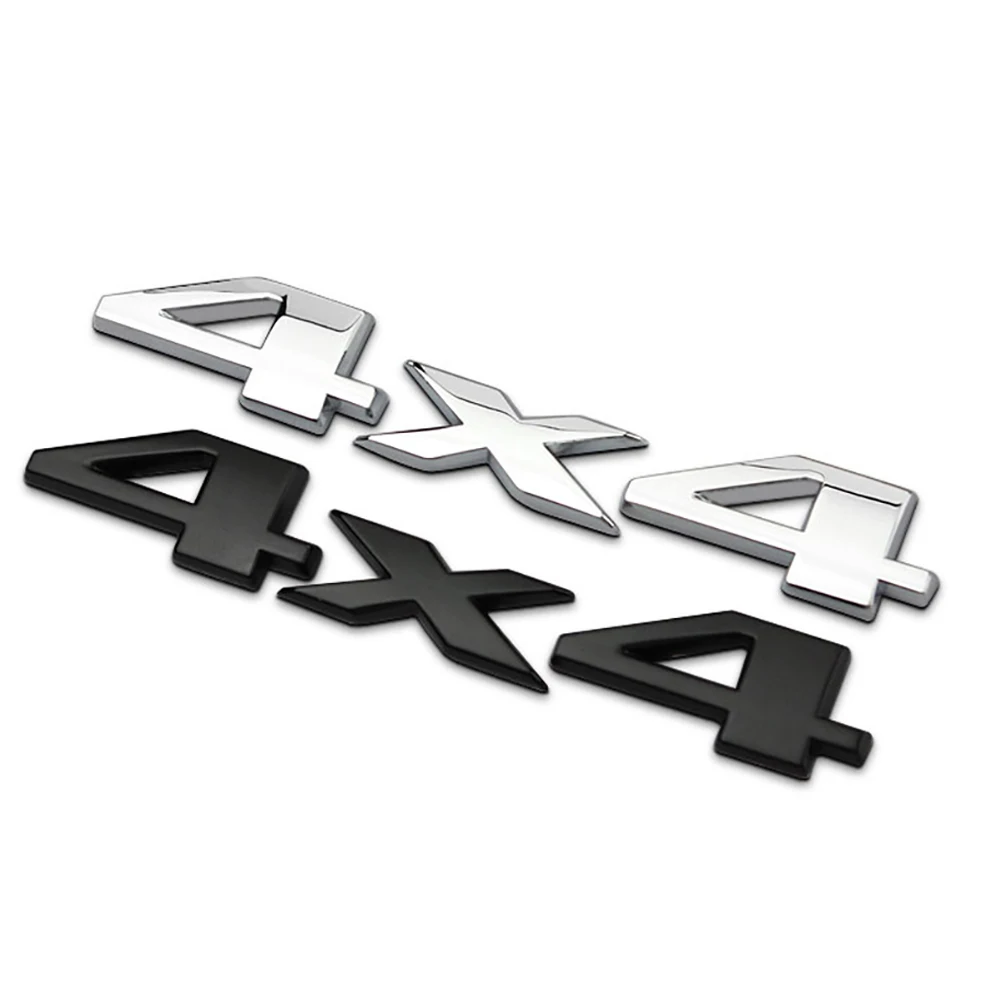 1Pcs Car 3D Metal Stickers 4WD - 3D Printing Online review and price