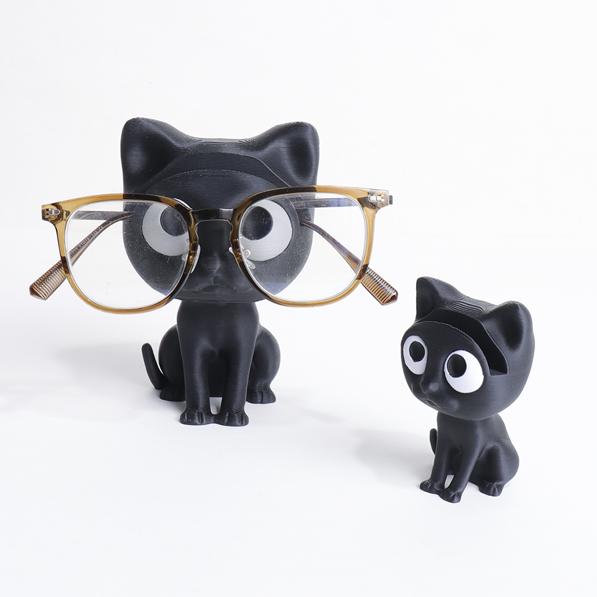 Cute 3D Printed Black Cat Glas - 3D Printing Glasses Frames review and price