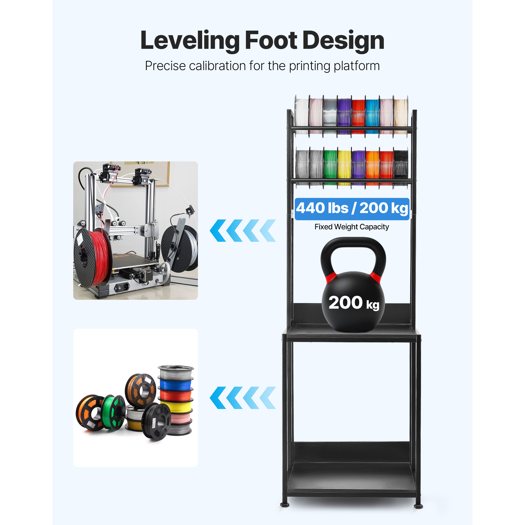 SucceBuy 4-Tier 3D Printer Fil - 3D Printing Online review and price