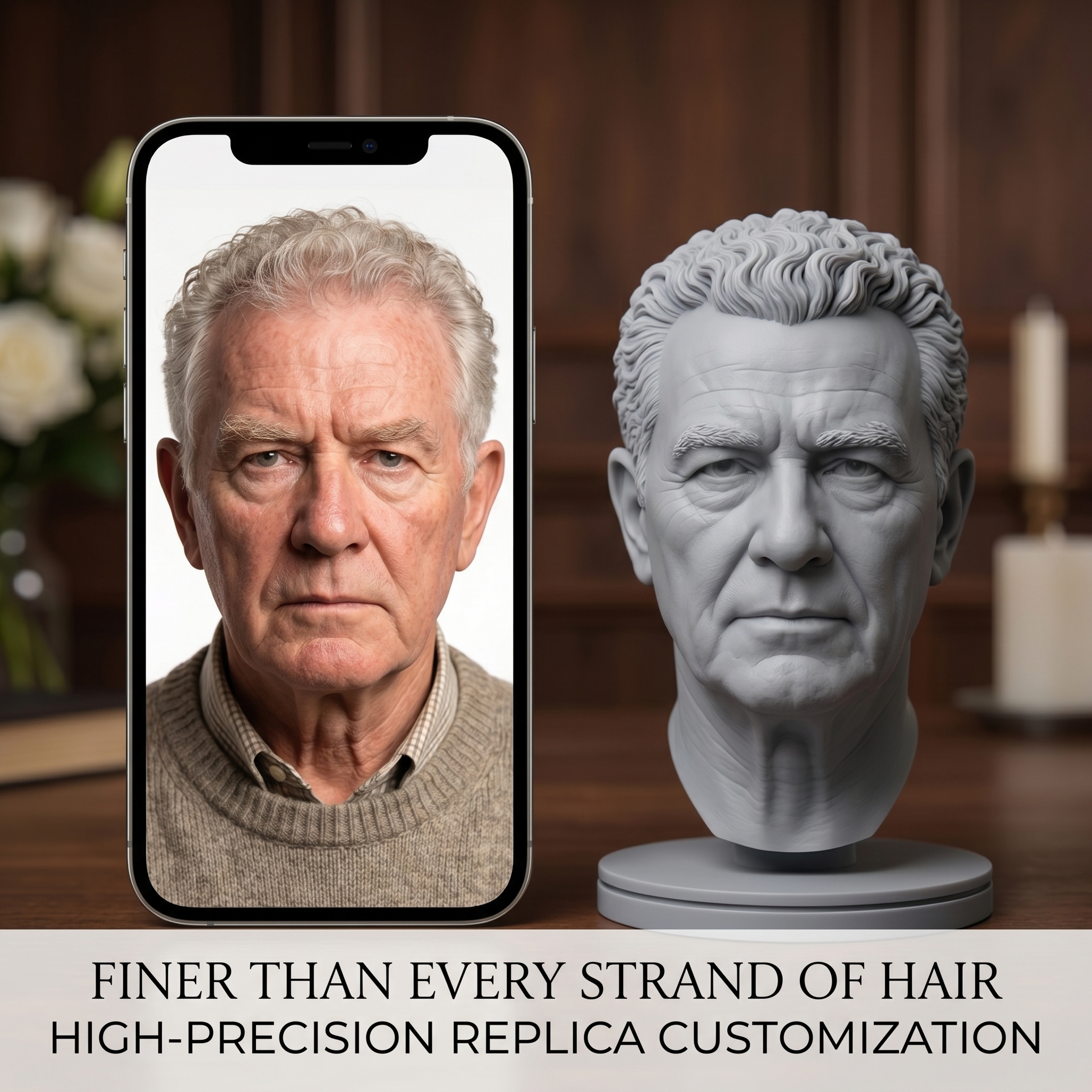 Custom 3D Bust Figurine, Perso - 3D Printing Article review and price