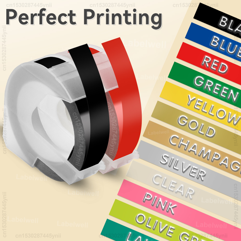 3/5/10PK 9MM Dymo 3D Embossing - 3D Printing Labubu review and price